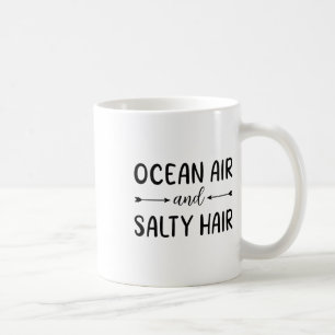 Ozeanluft und salziges Haar Sommer-Familienurlaub  Kaffeetasse