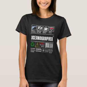 Ozeanografie-Verpackung und -Handhabung T-Shirt