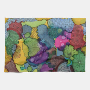 Ozeanographisches Thema-Geschirrtuch Geschirrtuch