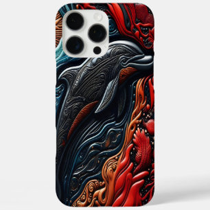 Ozeans Eleganz: Delfin-Kunst iPhone 16 Pro Max Hülle