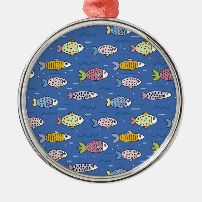 Ozeanschmuck Ornament Aus Metall (Vorne)