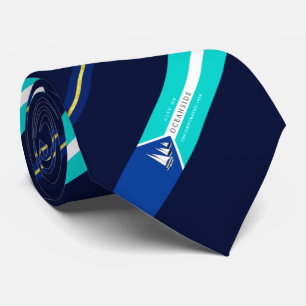 Ozeanseite (Kalifornien) Flagge Neck Tie Krawatte
