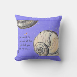 Ozeansongs Muscheln Kissen