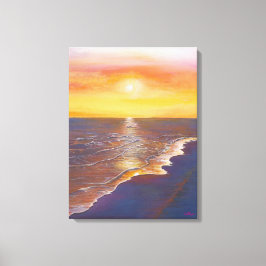 Ozeansonnenuntergang Leinwanddruck