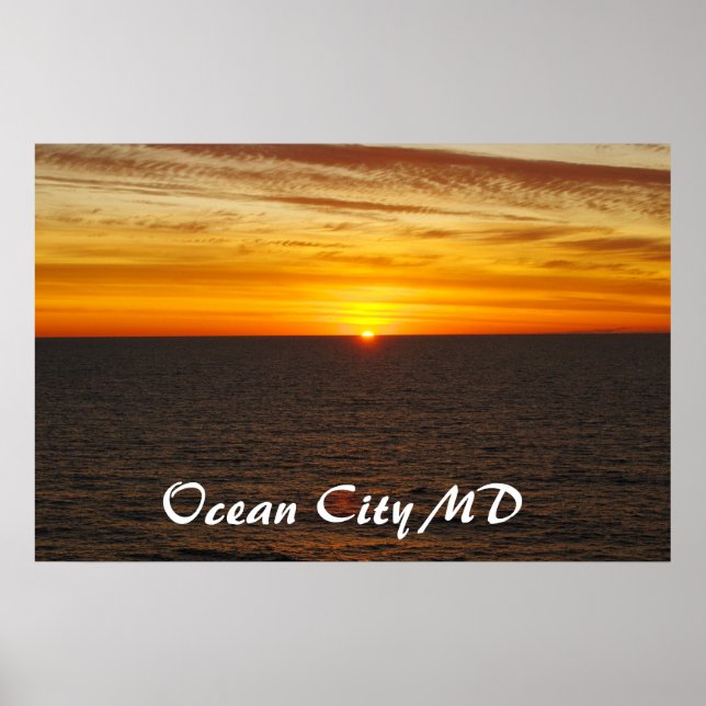 Ozeanstadt Poster (Vorne)