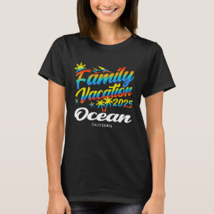 Ozeanstrand Kalifornien Familie Übereinstimmende U T-Shirt