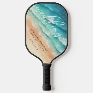 Ozeanstrand-Sommerparty-Spiele Hochzeit Pickleball Schläger