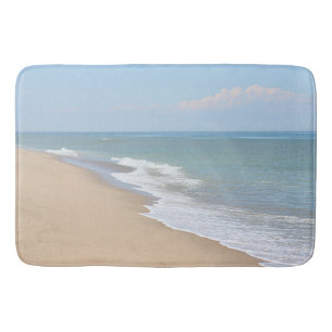Ozeanstrand und -wellen badematte