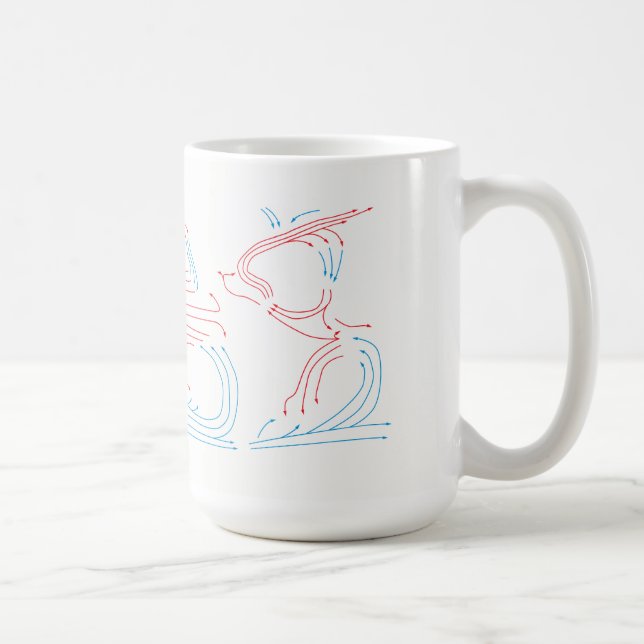 Ozeanstrom-Tasse Kaffeetasse (Rechts)