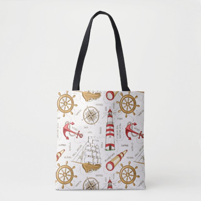 Ozeanszene Tasche (Vorderseite)