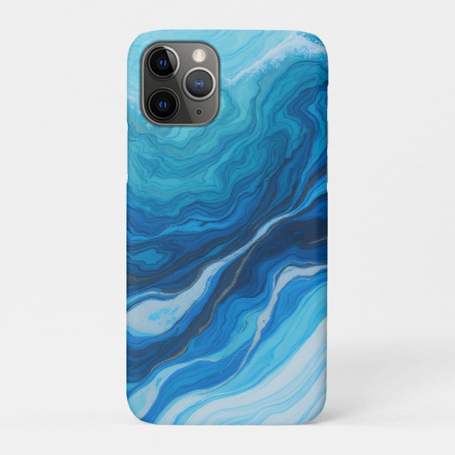 Ozeantiefen Case-Mate iPhone Hülle (Rückseite)