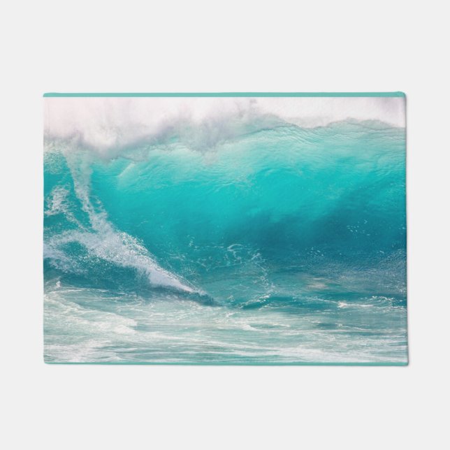 Ozeanwelle Anpassen von Template-Rug-Doormat Fußmatte (Vorderseite)