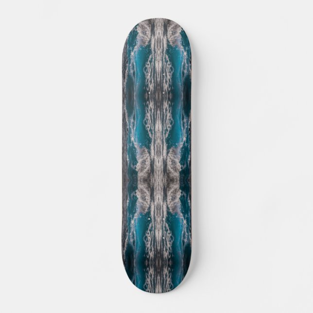 Ozeanwelle Skateboard (Vorderseite)