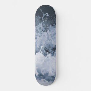Ozeanwelle Spritzer Nahaufnahme 1 Skateboard