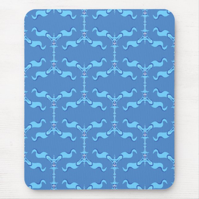 Ozeanwellen & Bänder  Mousepad (Vorne)