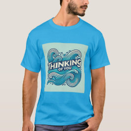 Ozeanwellen, die an Ihr Mens-Hemd denken T-Shirt