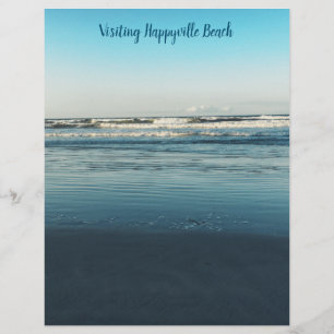 Ozeanwellen Hintergrund Bastel Scrapbook Papier