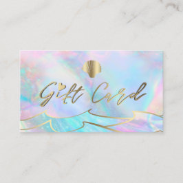 Ozeanwellen - Seashell Logo Geschenkgutschein Visitenkarte