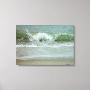 Ozeanwellen Starke Canvas Print Leinwanddruck