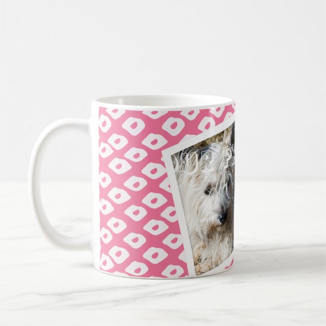 Ozelot-Muster Ihre eigene Foto-Tasse hinzufügen -  Kaffeetasse (Links)