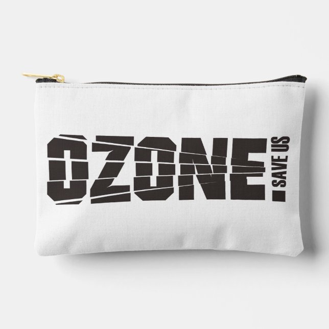 Ozon rette uns! (Hell) Zubehörtasche (Vorderseite)