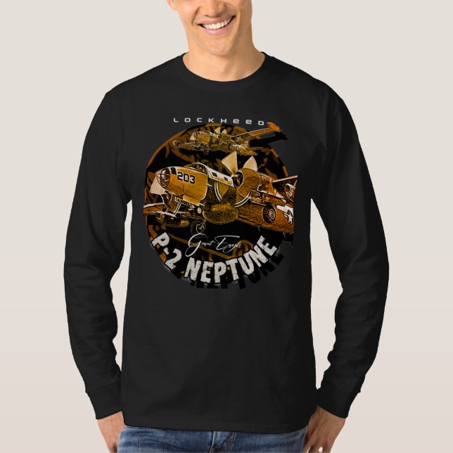P2 Neptune US Marine Patrouillenflugzeug T-Shirt (Vorderseite)