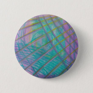 P34 Einzigartige farbenfrohe abstrakte Kunst Button