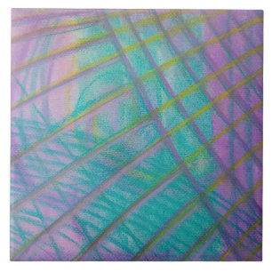 P34 Einzigartige farbenfrohe abstrakte Kunst Fliese