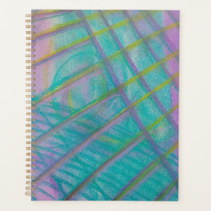 P34 Einzigartige farbenfrohe abstrakte Kunst Planer