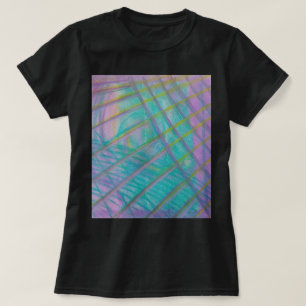 P34 Einzigartige farbenfrohe abstrakte Kunst T-Shirt