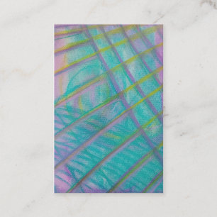 P34 Einzigartige farbenfrohe abstrakte Kunst Visitenkarte