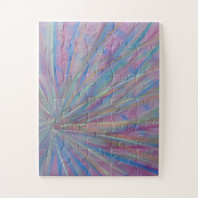 P36 Einzigartige farbenfrohe abstrakte Kunst (Vertikal)