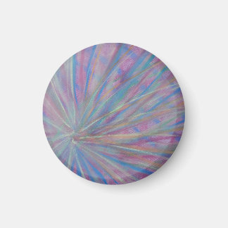 P36 Einzigartige farbenfrohe abstrakte Kunst Magnet
