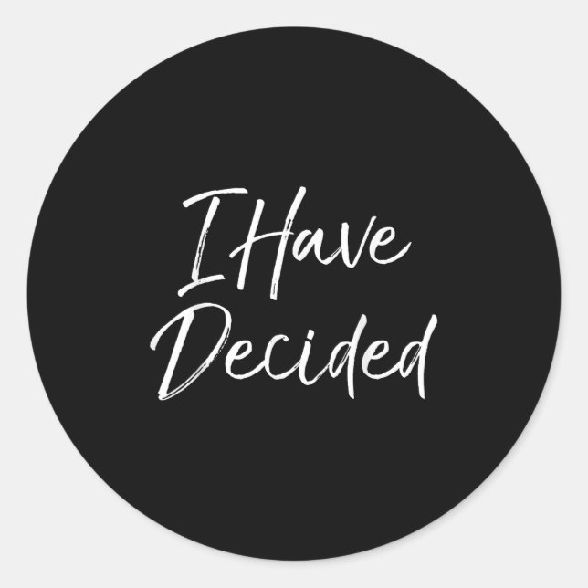 P37 Design Studio Jesus Shirts Cute Christian Bapt Runder Aufkleber (Vorderseite)