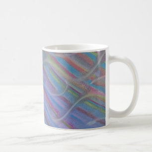P40M Einzigartige farbenfrohe abstrakte Kunst Kaffeetasse
