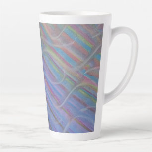 P40M Einzigartige farbenfrohe abstrakte Kunst Milchtasse