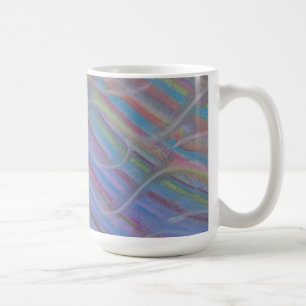 P40M Einzigartige Farbige Abstrakte Kunst Kaffeetasse