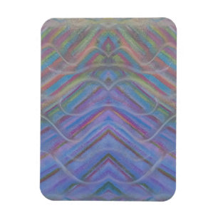 P40M Einzigartige Farbige Abstrakte Kunst Magnet