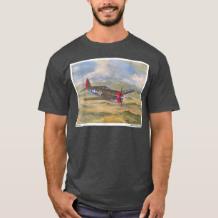P47 Thunderbolzen WW2 Flugzeug Malen Militärische  T-Shirt