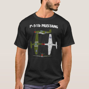 P51 Mustang Aircraft T-Shirt