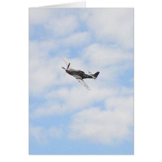 P51 Mustang im Flug (Vorne)