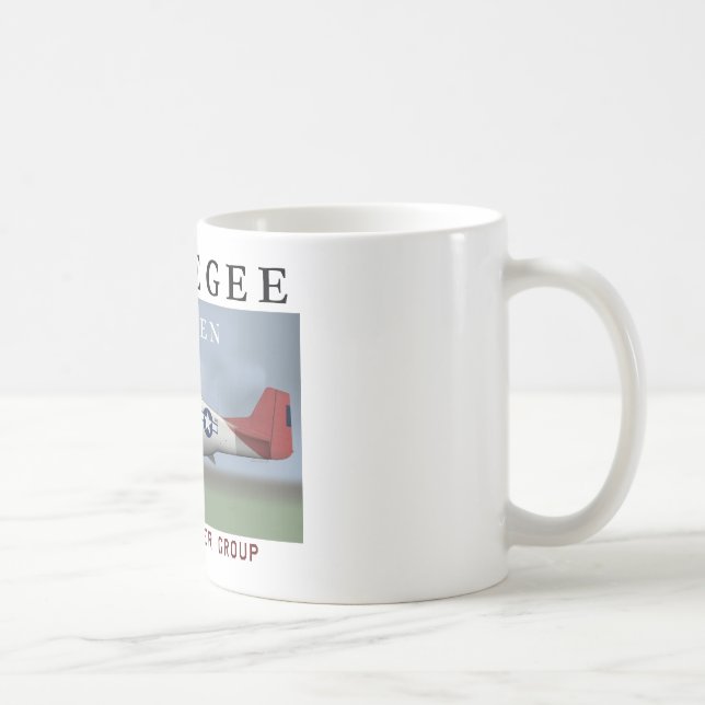 P51D 332. Kämpfer-Gruppe Kaffeetasse (Rechts)