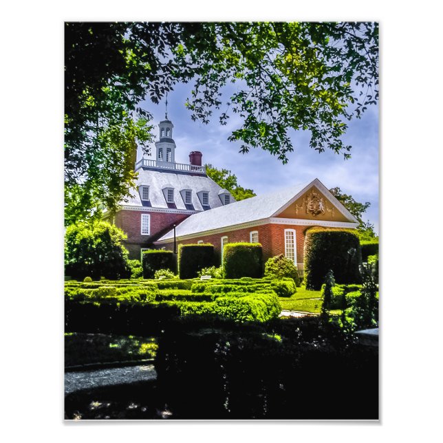 P5270043910-Palast-Garten des Gouverneurs Fotodruck (Vorne)