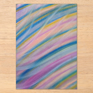 P6 Einzigartige farbenfrohe abstrakte Kunst Acryleinladungen