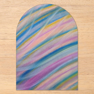 P6 Einzigartige farbenfrohe abstrakte Kunst Acryleinladungen