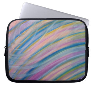 P6 Einzigartige farbenfrohe abstrakte Kunst Laptopschutzhülle