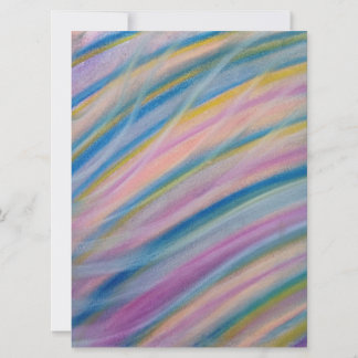 P8 Einzigartige farbenfrohe abstrakte Kunst Karte
