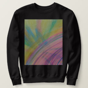 P9 Einzigartige farbenfrohe abstrakte Kunst Sweatshirt