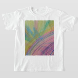 P9 Einzigartige farbenfrohe abstrakte Kunst T-Shirt