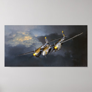 P-38 Jack Fellows Art Poster